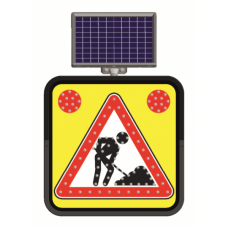 Indicator rutier solar cu leduri pentru semnalizararea lucrărilor
